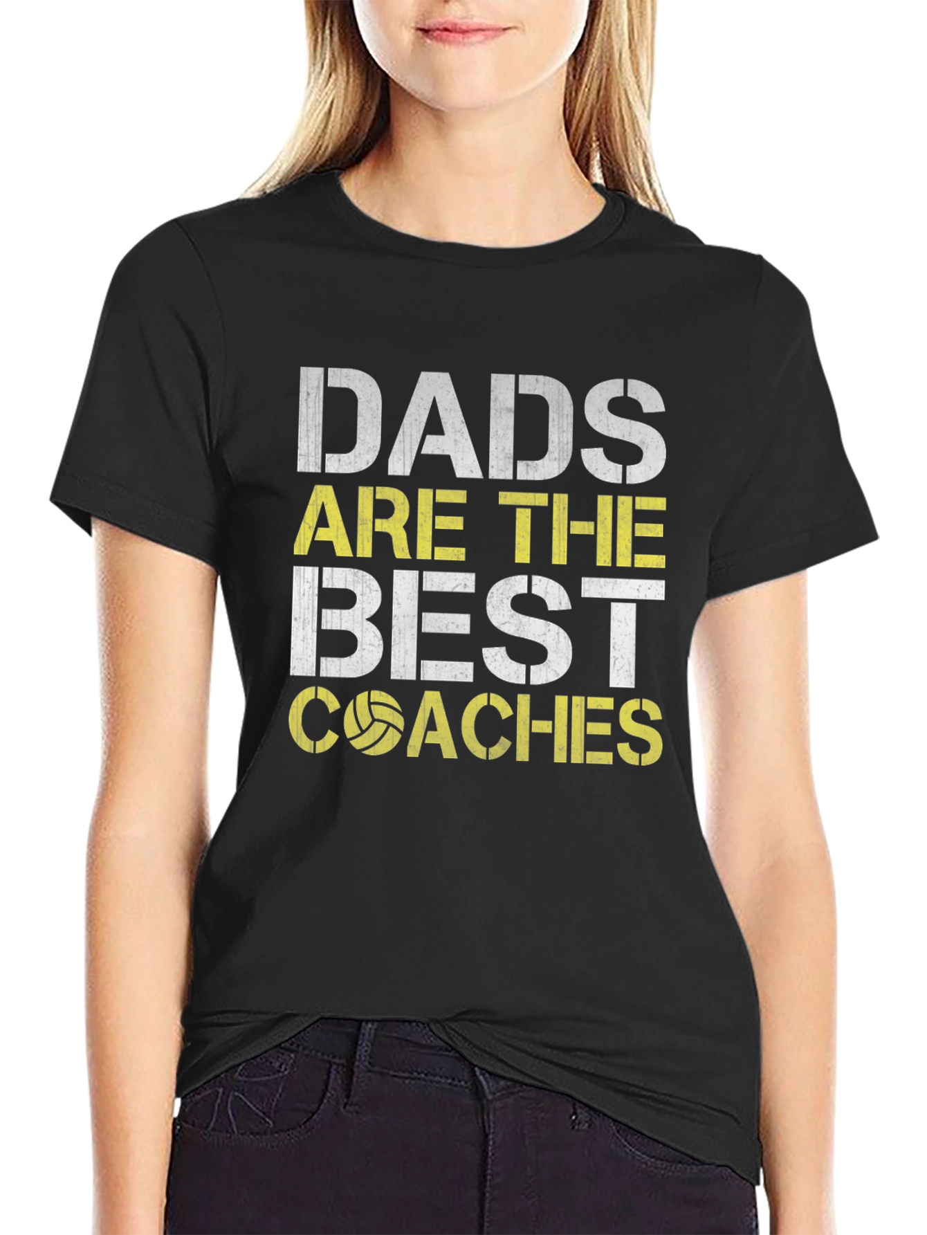 Black Dads Are The Best Coaches T-Shirt view 2