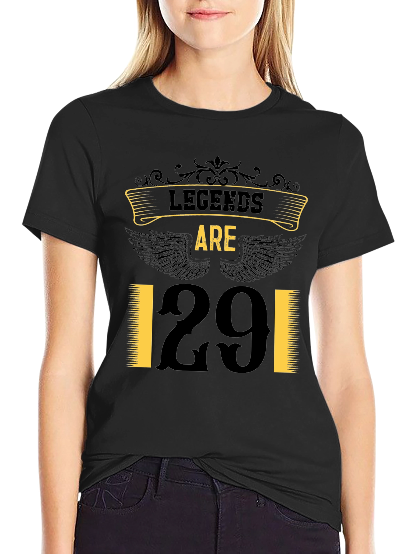 Black Legends Are 29 T-Shirt view 2