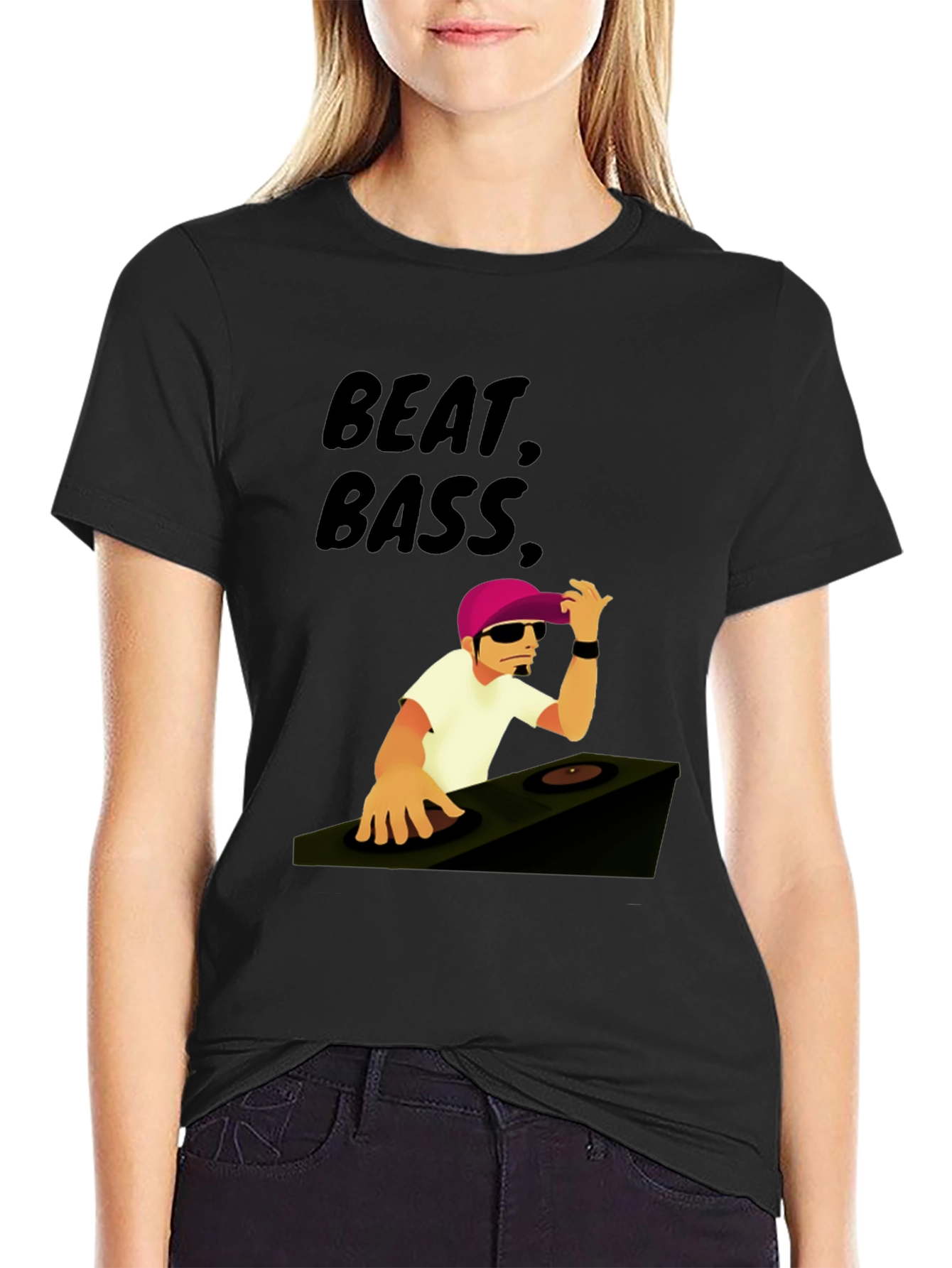 Beat Bass DJ Graphic T-Shirt - Cool Music Tee - 2