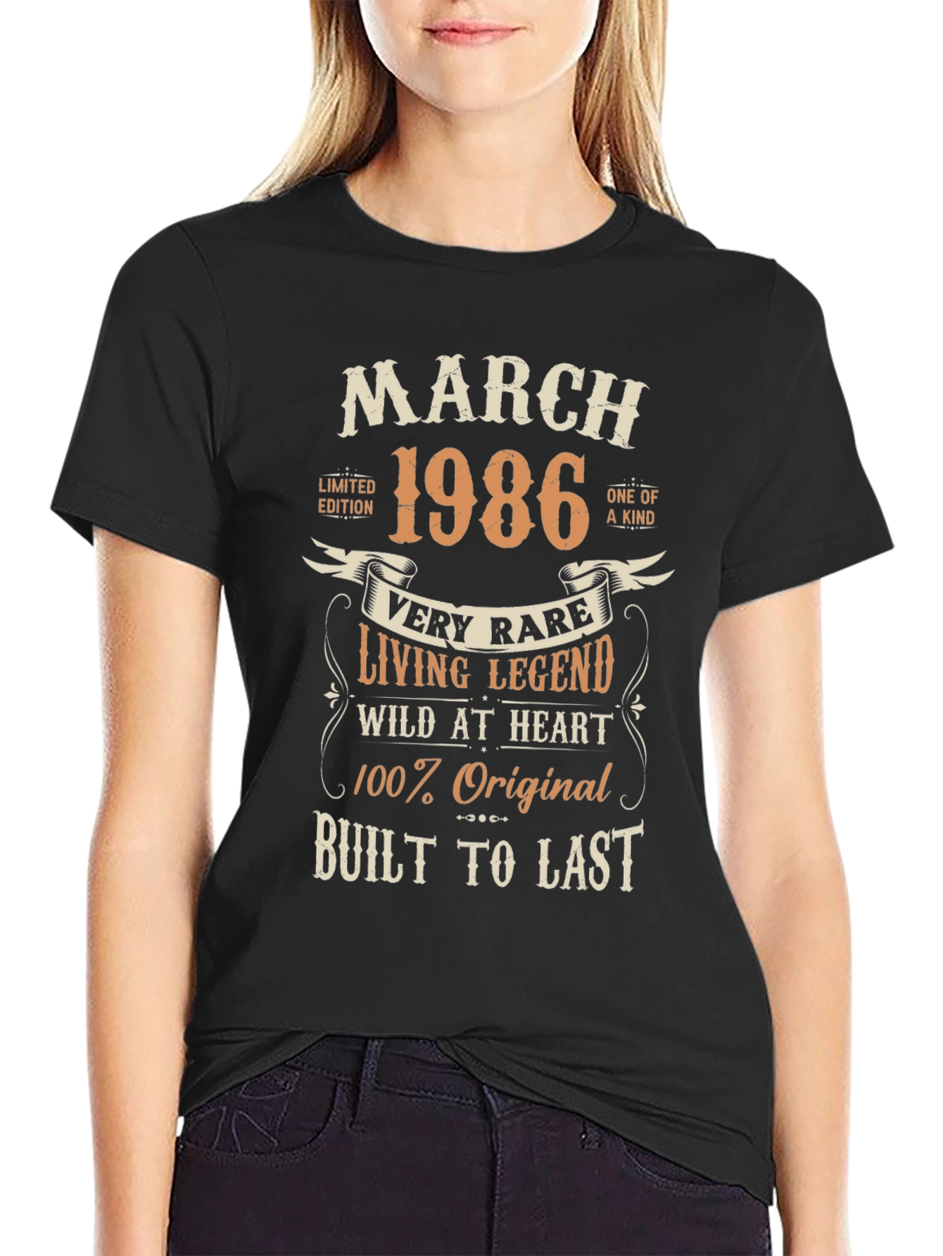 Black March 1986 Limited Edition Living Legend T-Shirt view 2