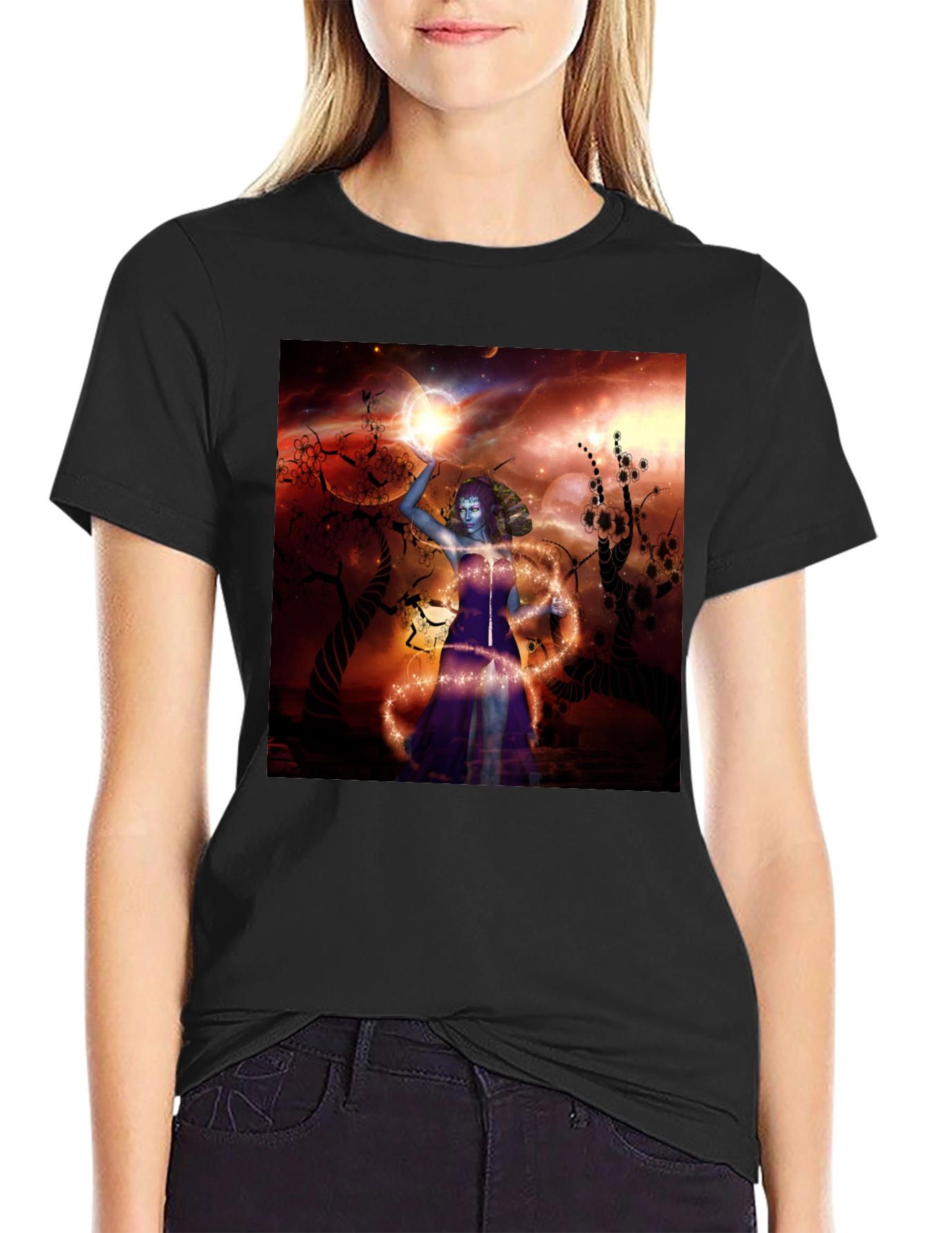 Mystic Sorceress Graphic T-Shirt - 2