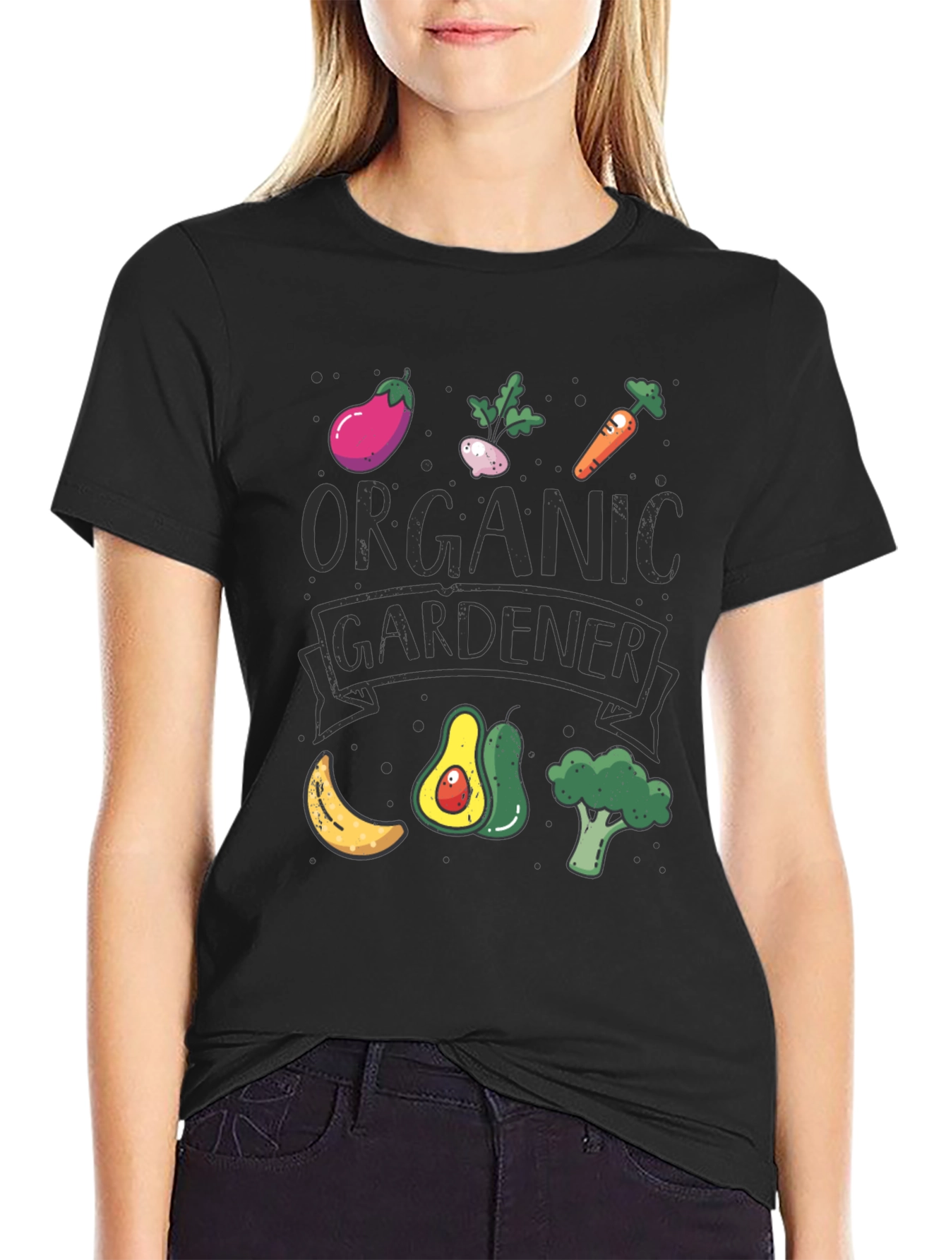 Organic Gardener Graphic T-Shirt - Black - 2