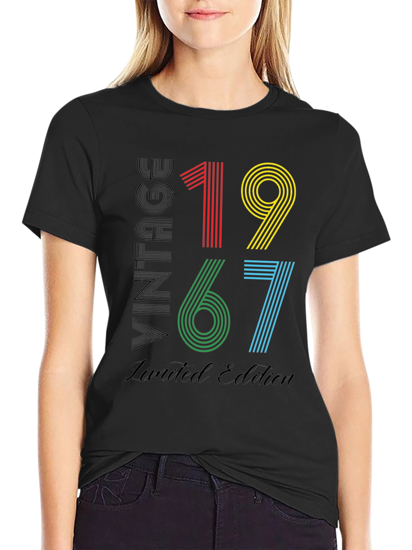 Black Vintage 1967 Limited Edition Graphic T-Shirt view 2