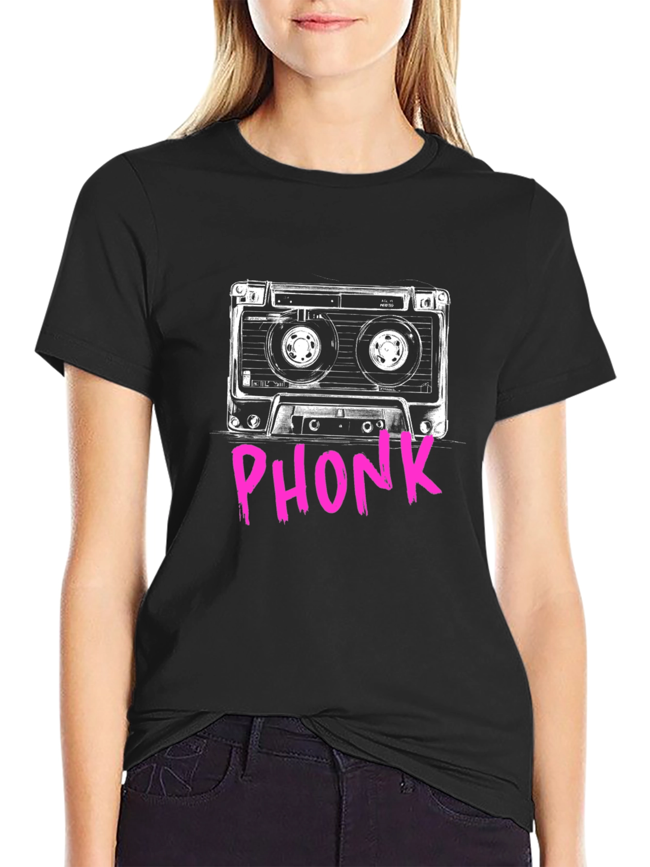 Phonk Cassette Tape Graphic T-Shirt - 2