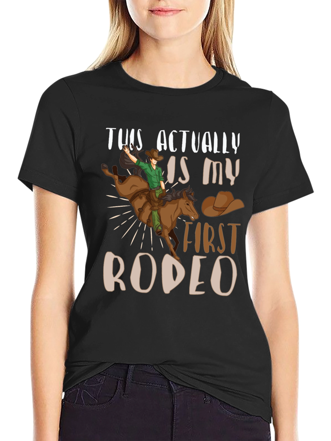 First Rodeo Graphic Tee - Cowboy T-Shirt - 2
