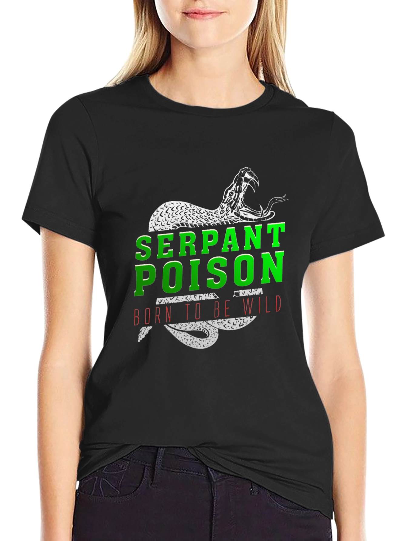 Serpent Poison T-Shirt - Born to Be Wild Graphic Tee - 2