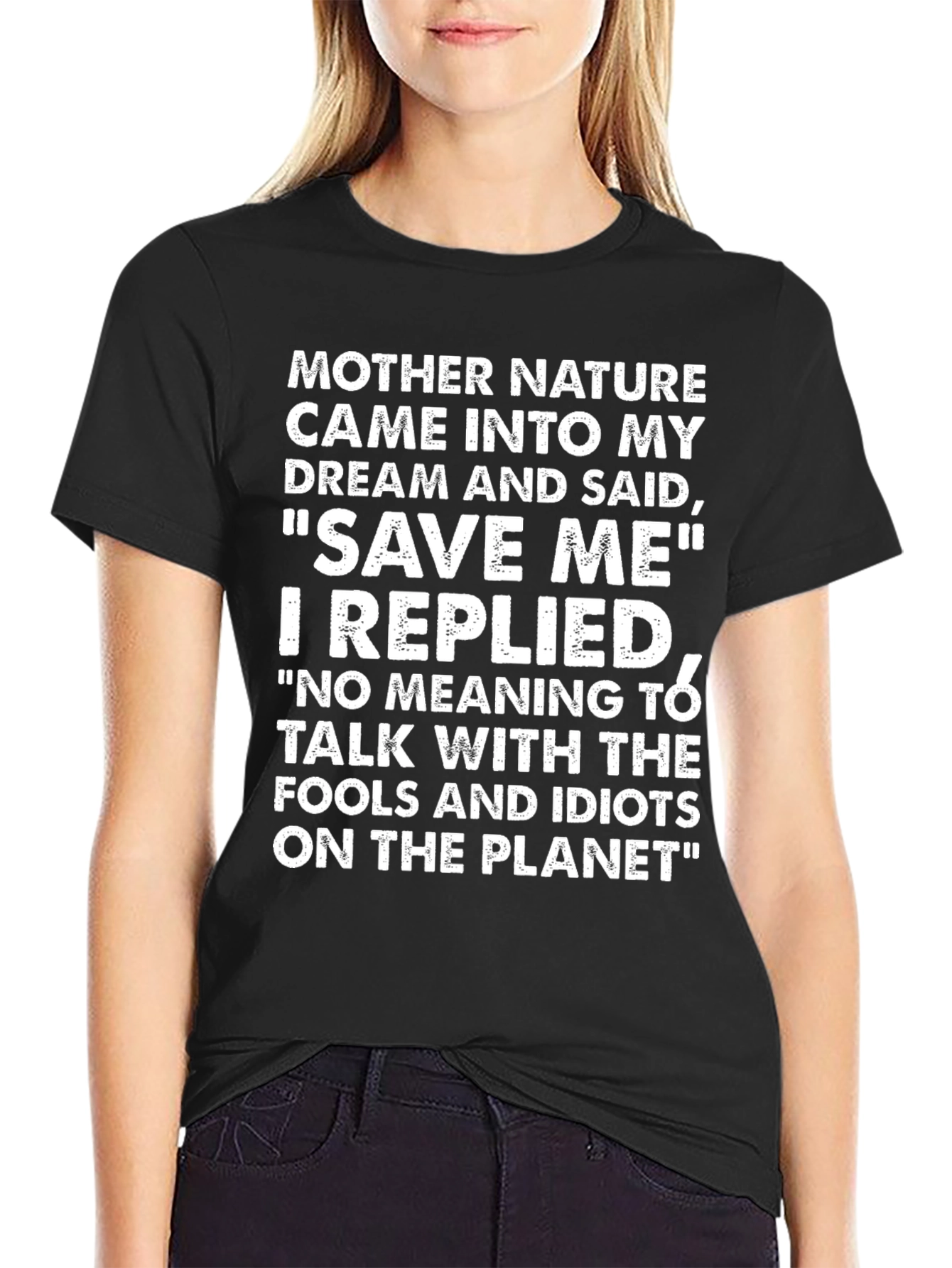 Funny Mother Nature Graphic T-Shirt - 2