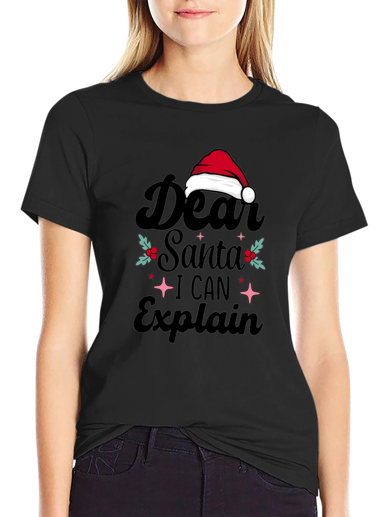 Dear Santa I Can Explain Holiday T-Shirt - 2
