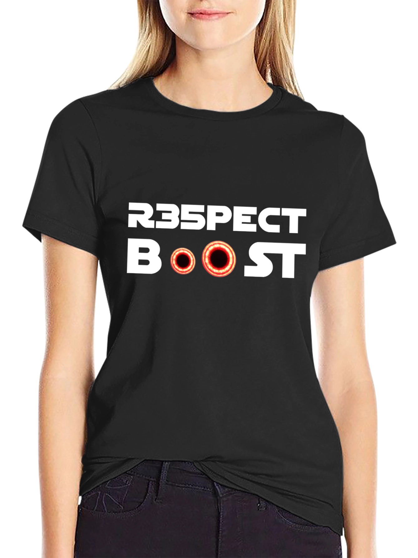 Black R35PECT Boost T-Shirt - Black view 2