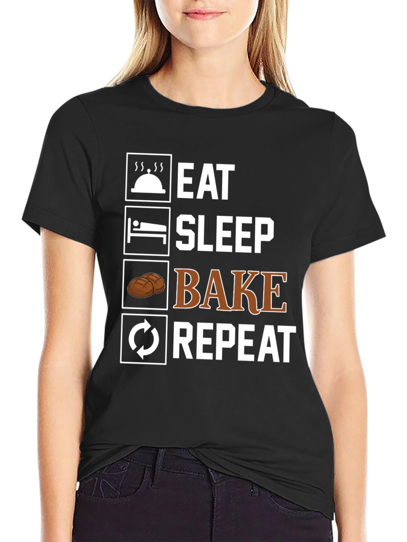 Eat Sleep Bake Repeat T-Shirt - 2