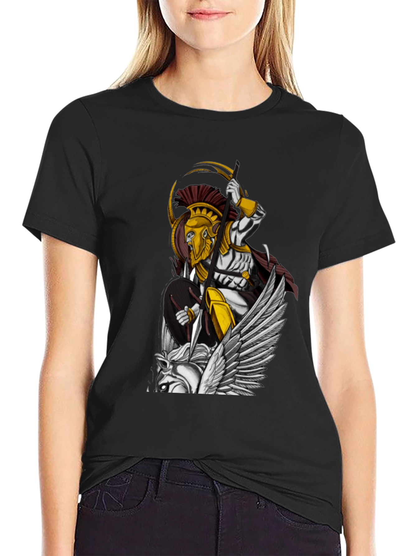 Black Warrior Graphic Tee - Stylish & Bold Design view 2