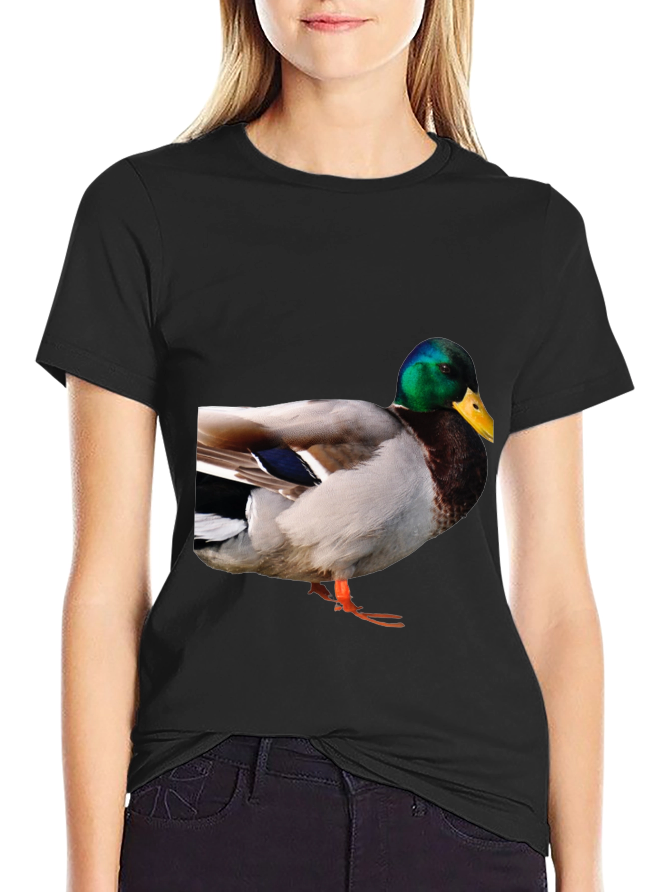 Black Duck Graphic T-Shirt - Men's Black Tee view 2