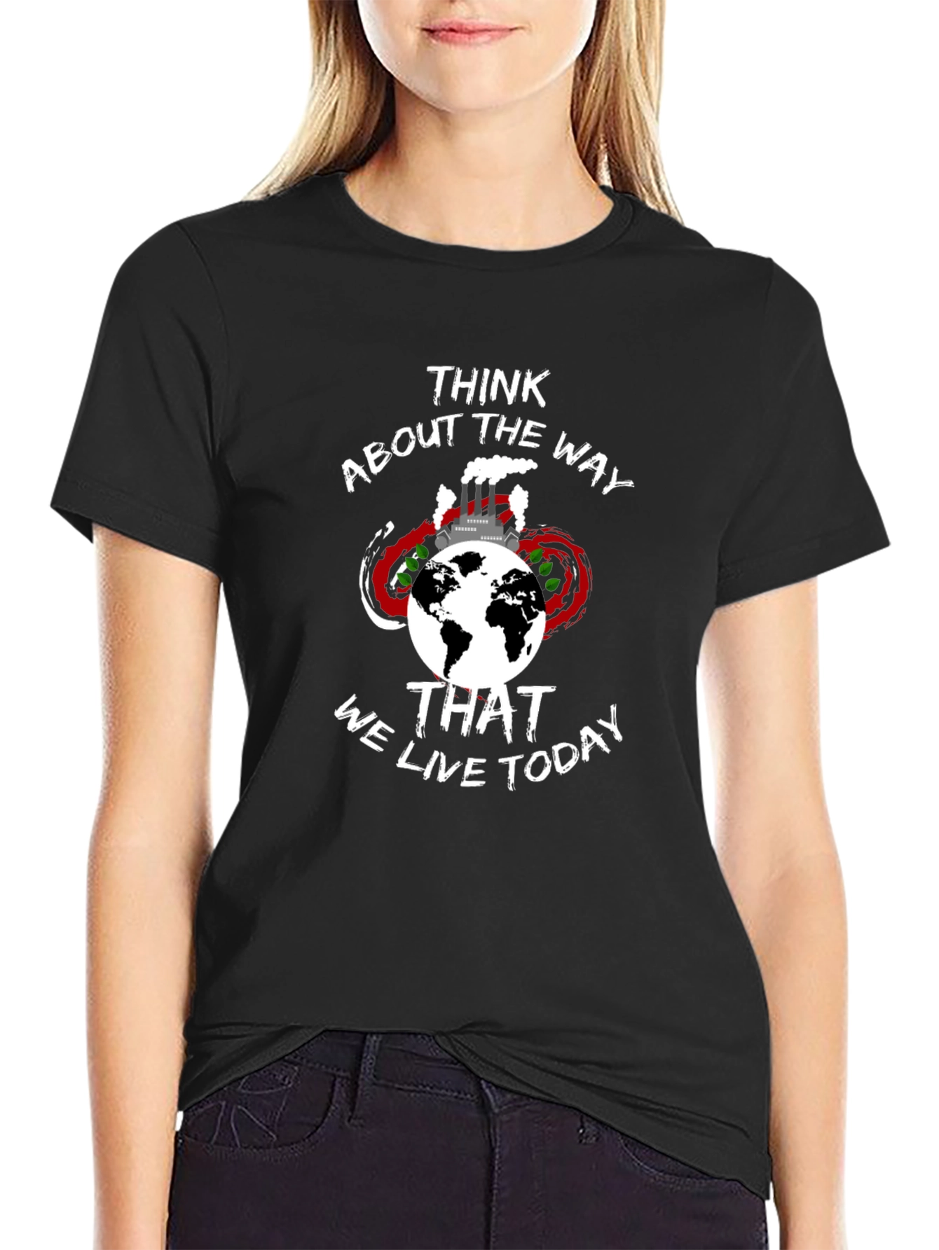 Think About The Way Earth Graphic Tee - 2