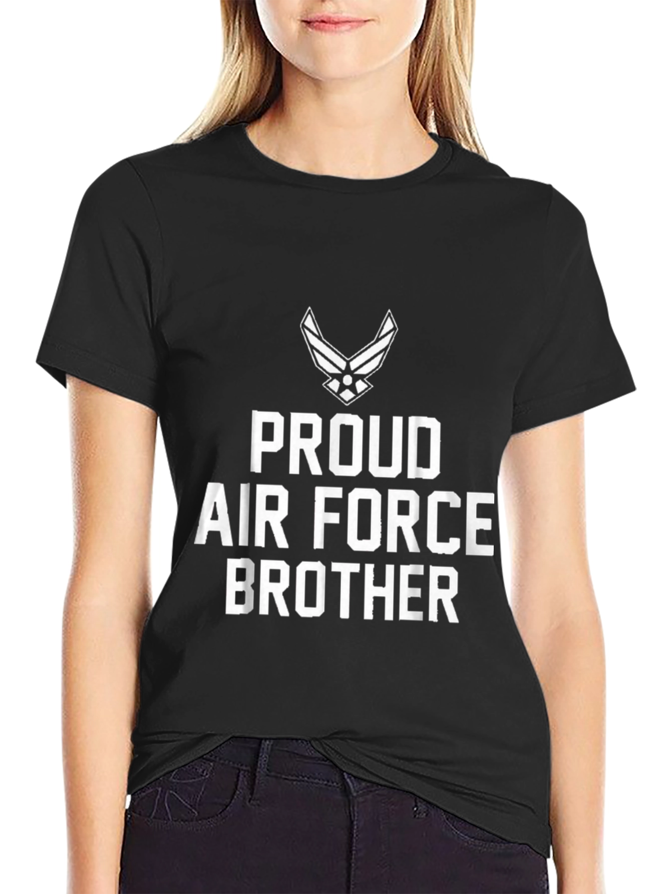 Proud Air Force Brother Graphic Tee - 2