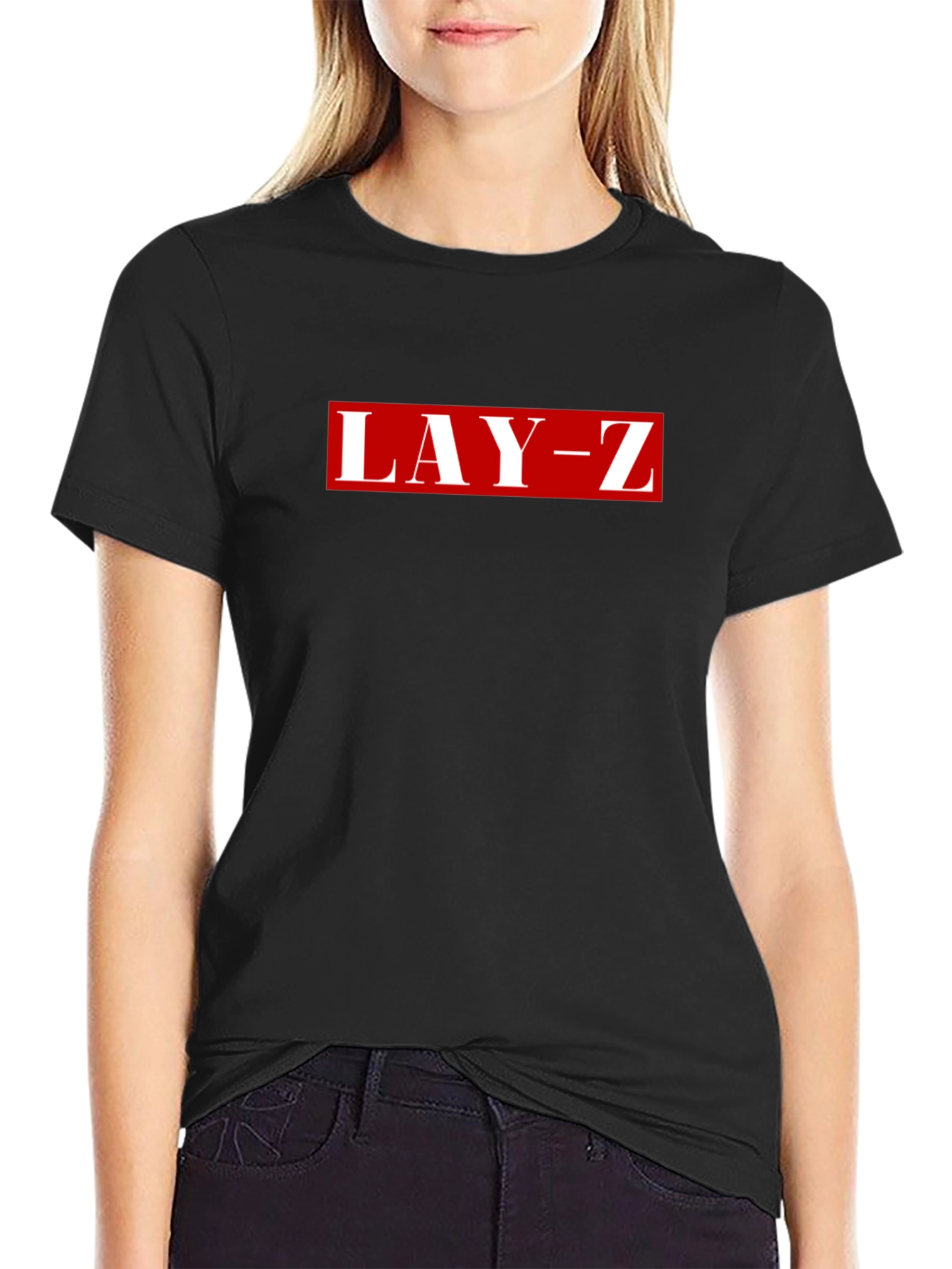 Black LAY-Z Graphic Tee - Cool & Comfy view 2