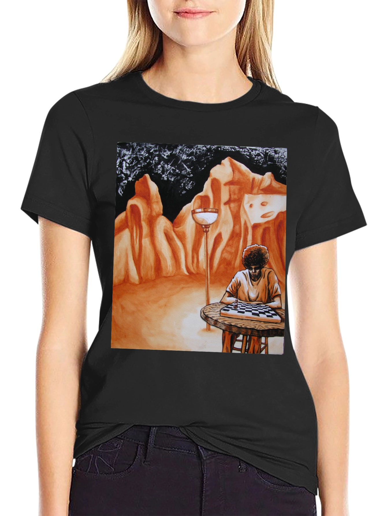 Artistic Chess Player T-Shirt - 2