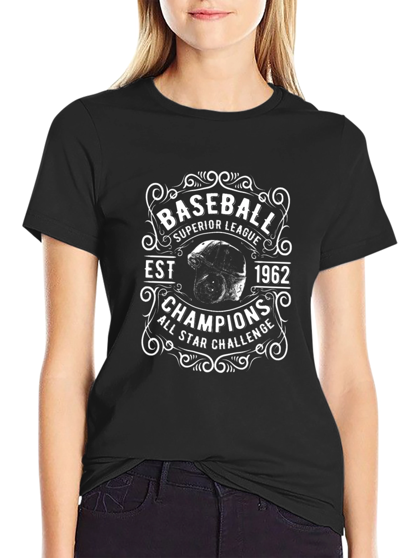 Black Baseball Champions T-Shirt - Superior League 1962 view 2