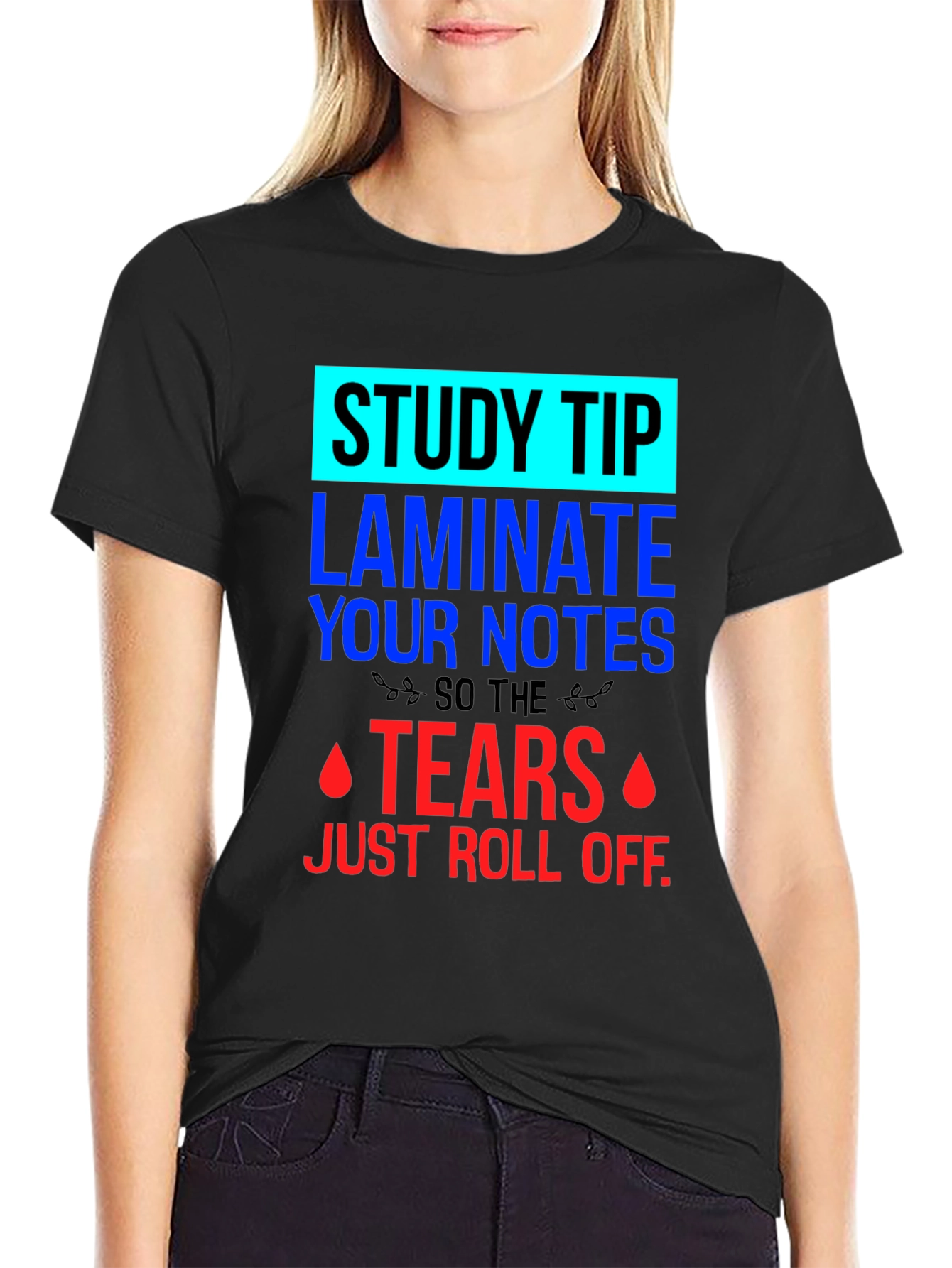 Black Study Tip T-Shirt view 2