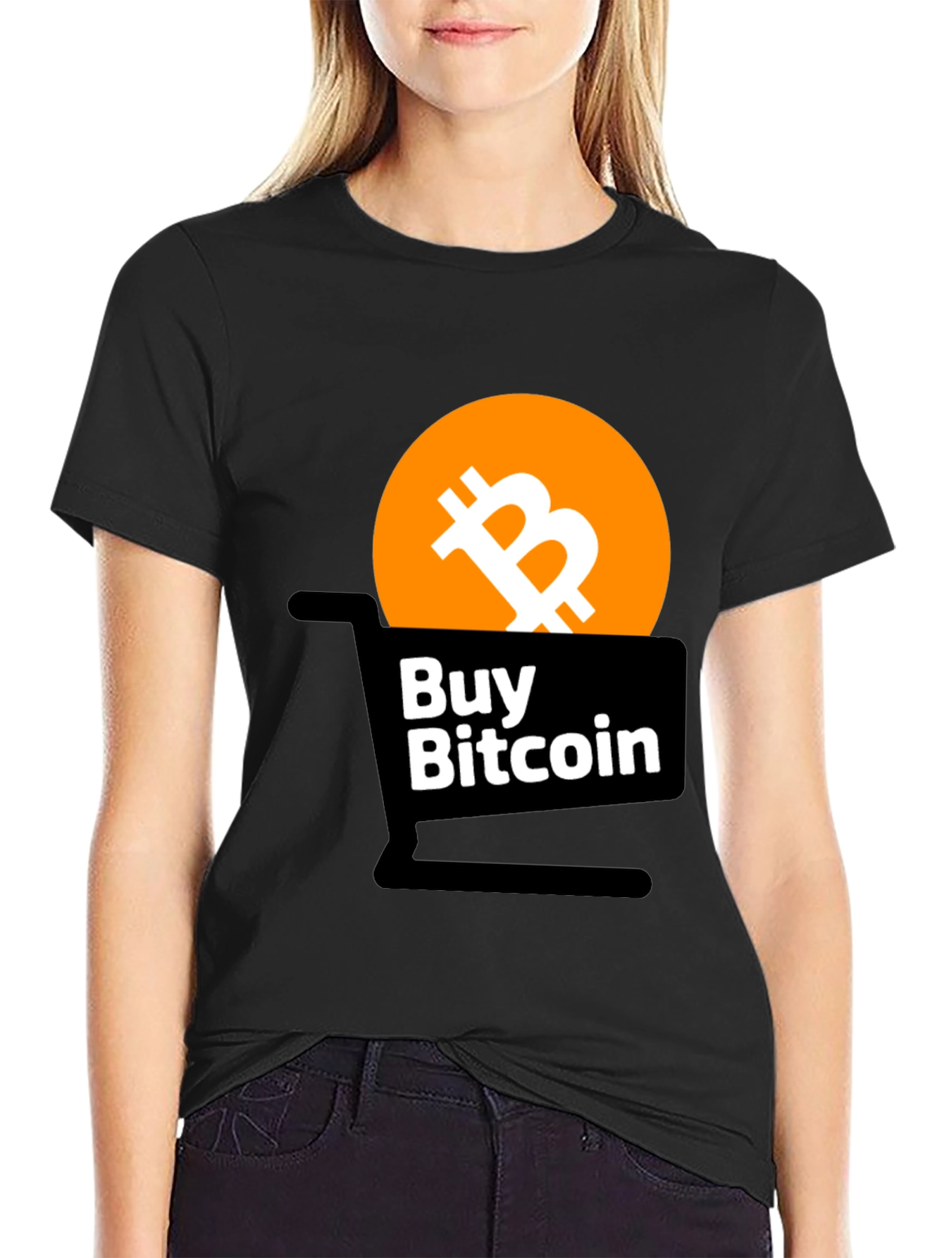 Buy Bitcoin Black Graphic Tee - Crypto Lover's Shirt - 2