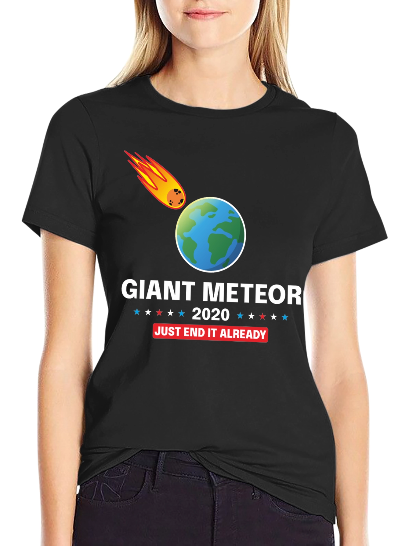 Black Giant Meteor 2020 T-Shirt - End It Already view 2