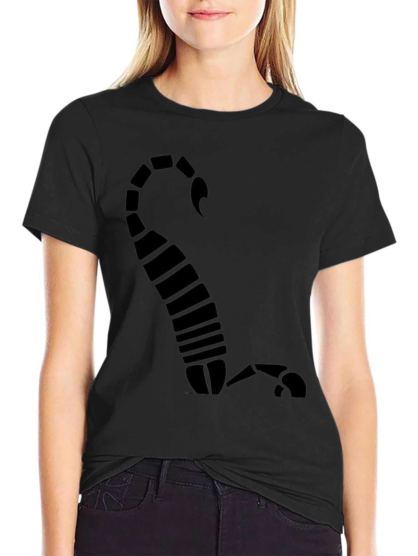 Black Black Scorpion Graphic Tee - Bold Style view 2