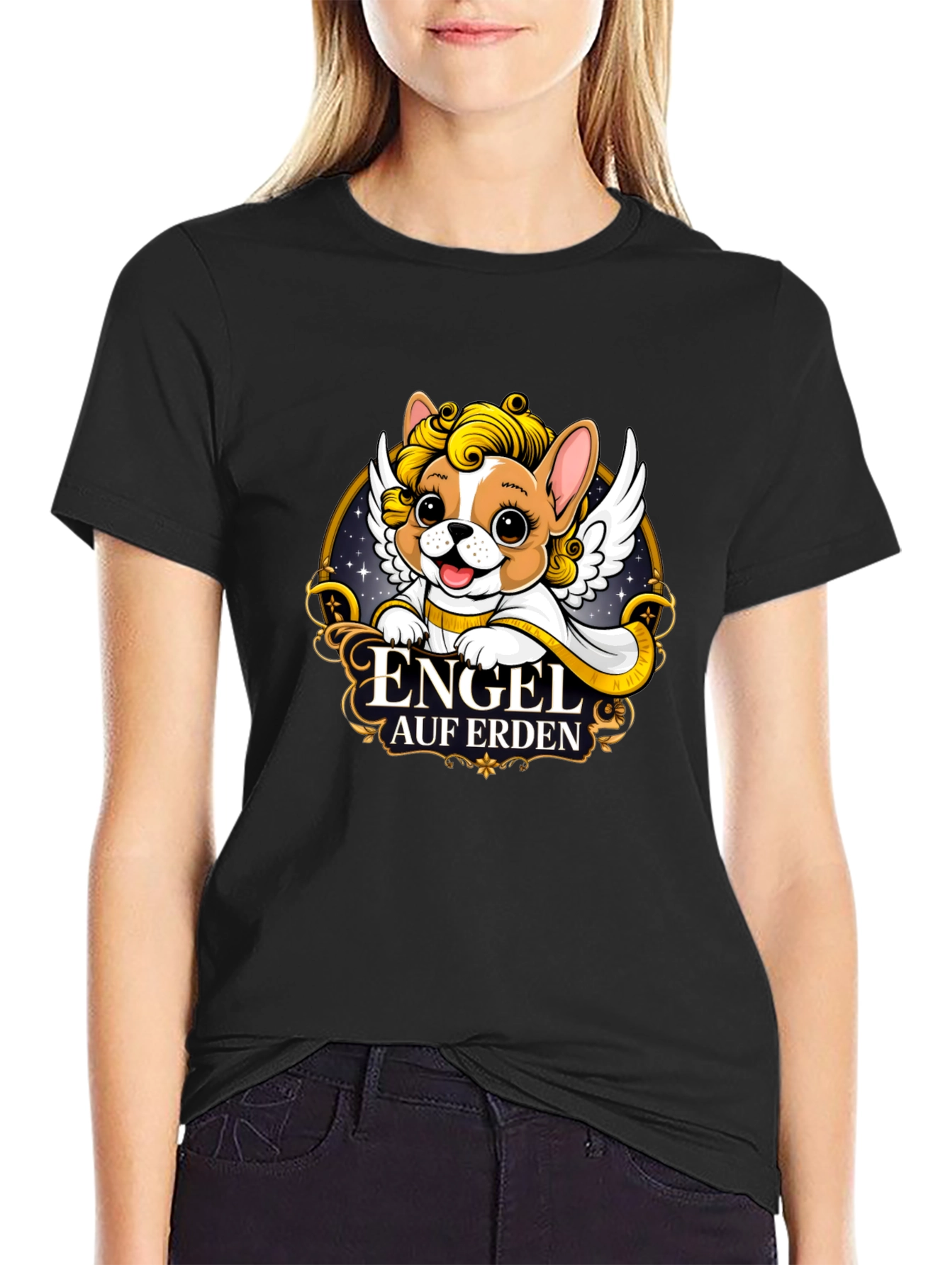 Angel Dog T-Shirt - Cute Pet Lover Tee - 2