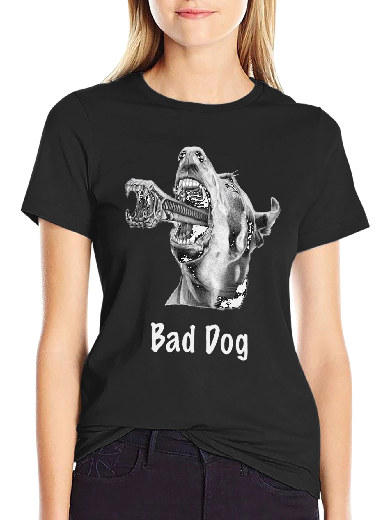 Bad Dog Graphic Tee - Men's Black T-Shirt - 2