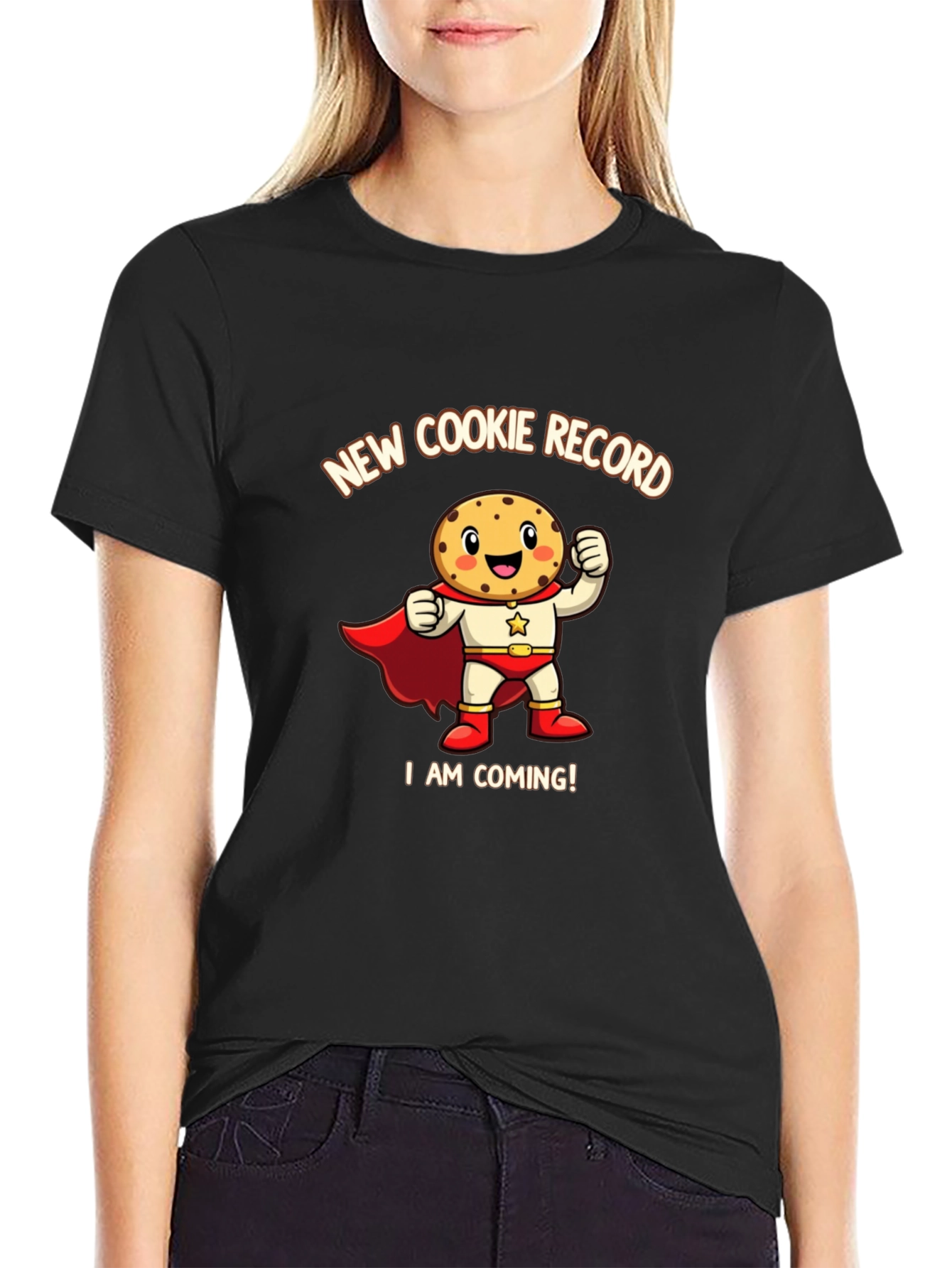 New Cookie Record Black T-Shirt - 2