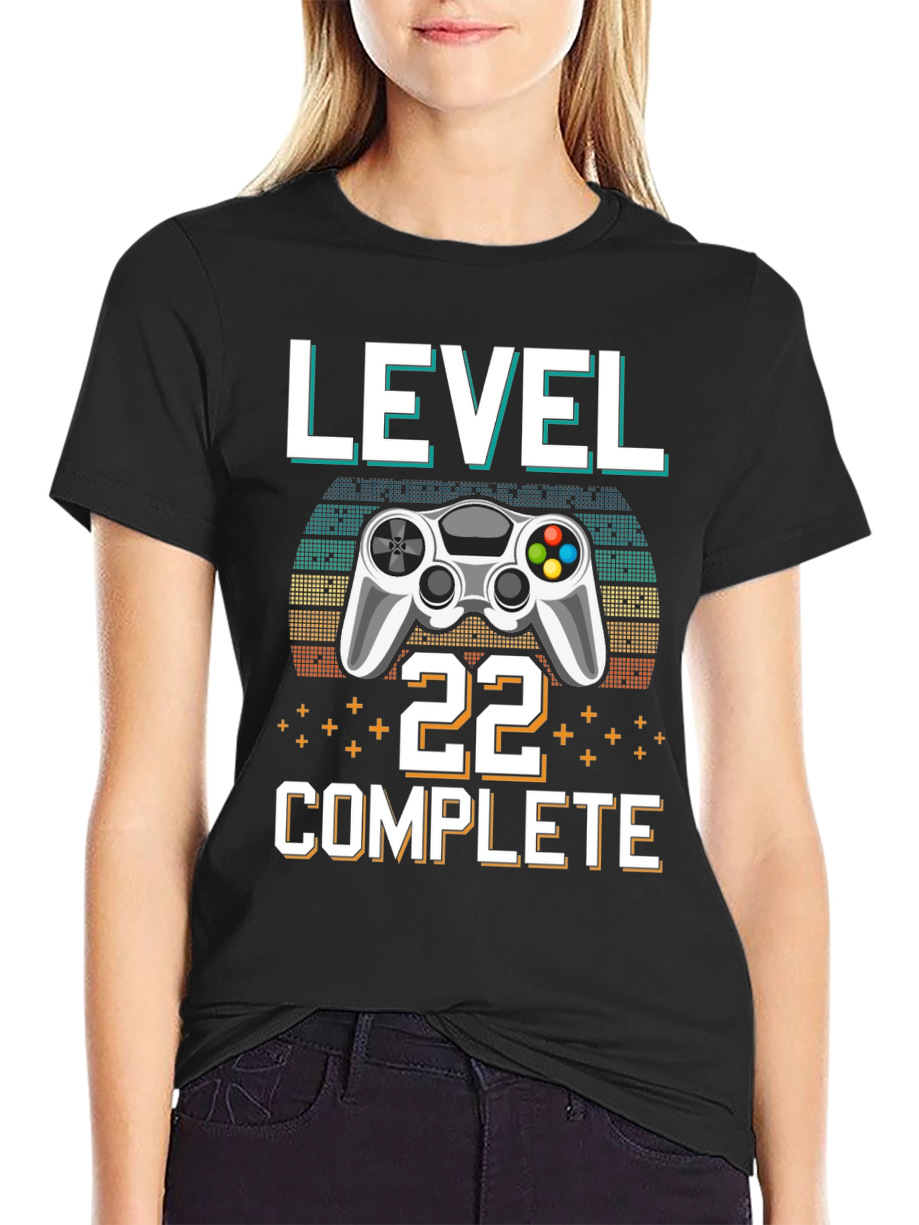 Black Level 22 Complete Gamer T-Shirt - Birthday Gift view 2