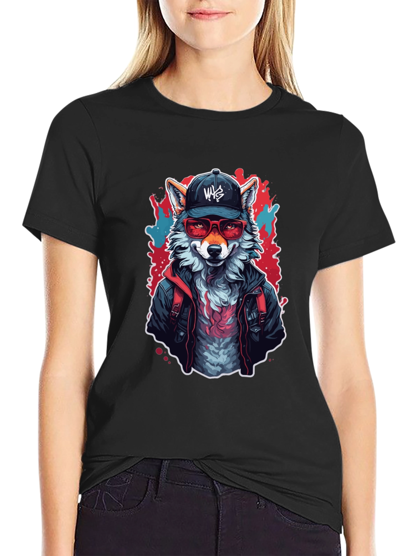 Urban Fox Graphic Tee - Cool Animal Design - 2