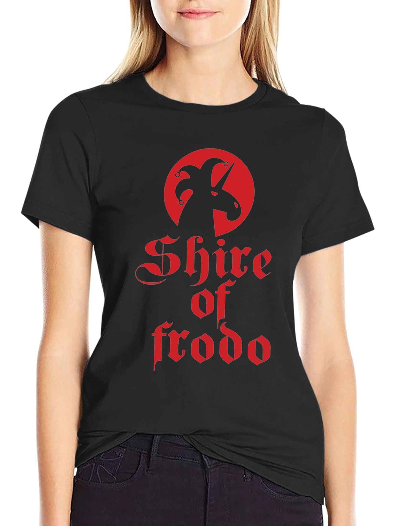 Black Shire of Frodo T-Shirt view 2