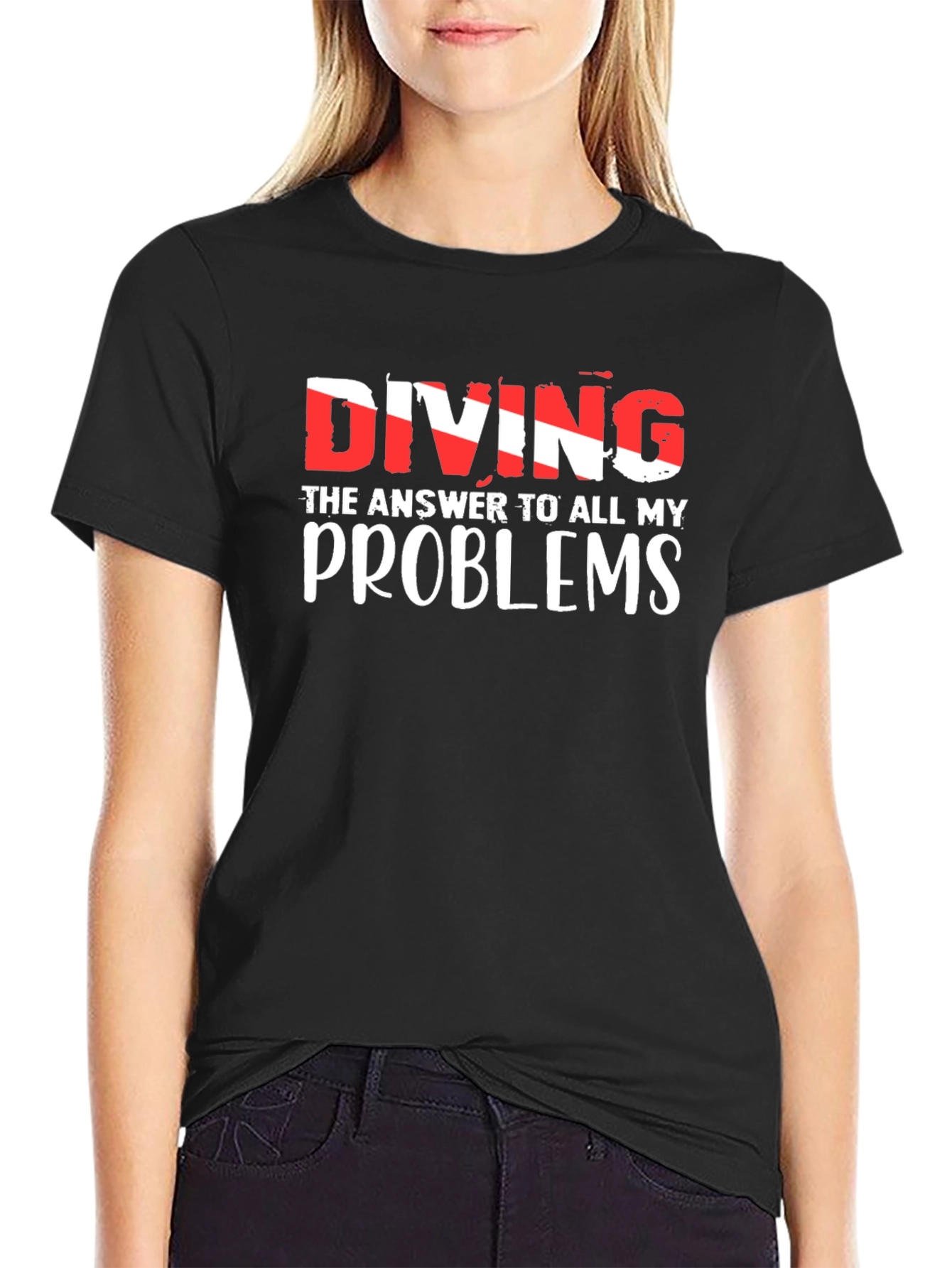 Black Diving: The Answer Tee view 2