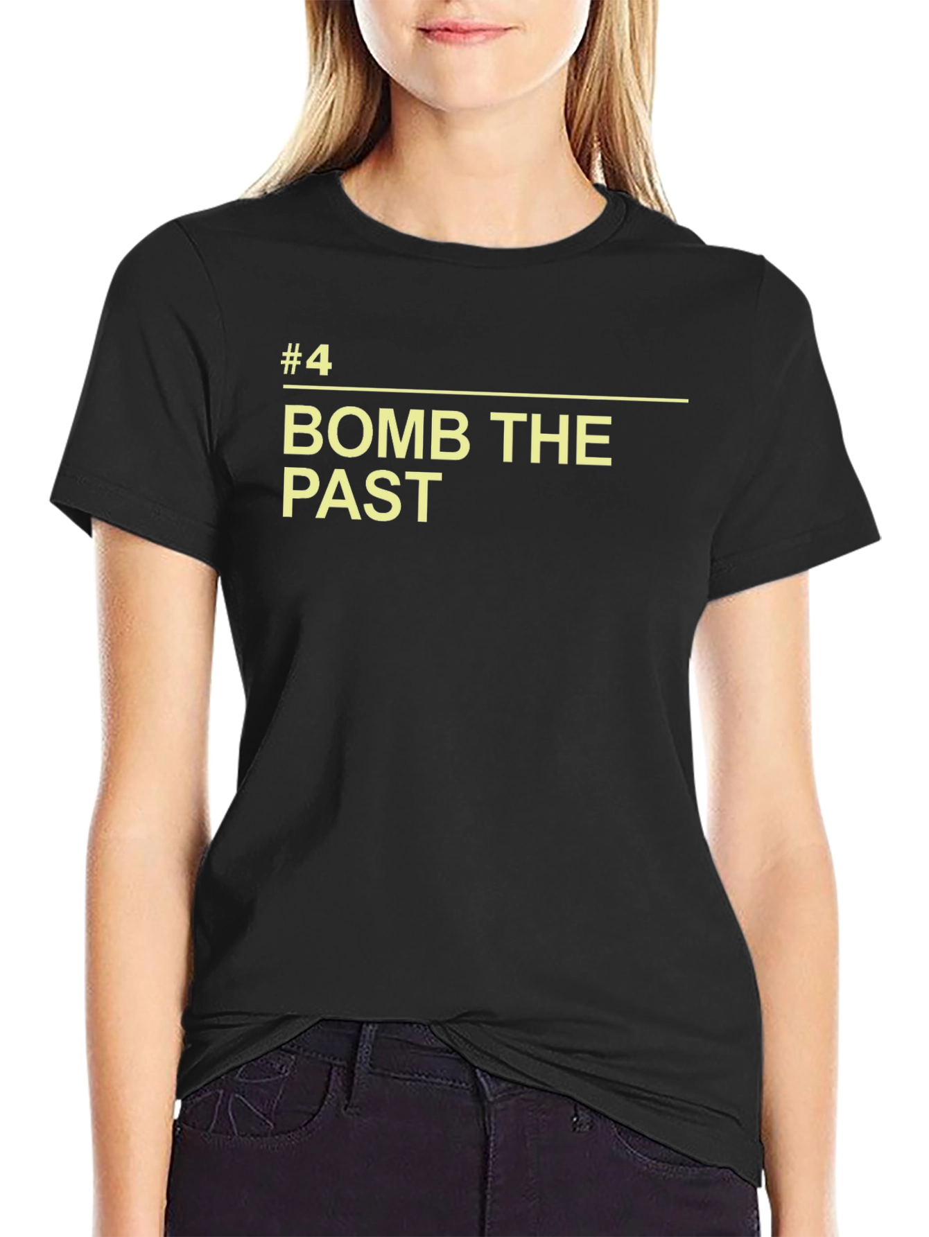 Black Bomb the Past Graphic Tee - Retro Style view 2