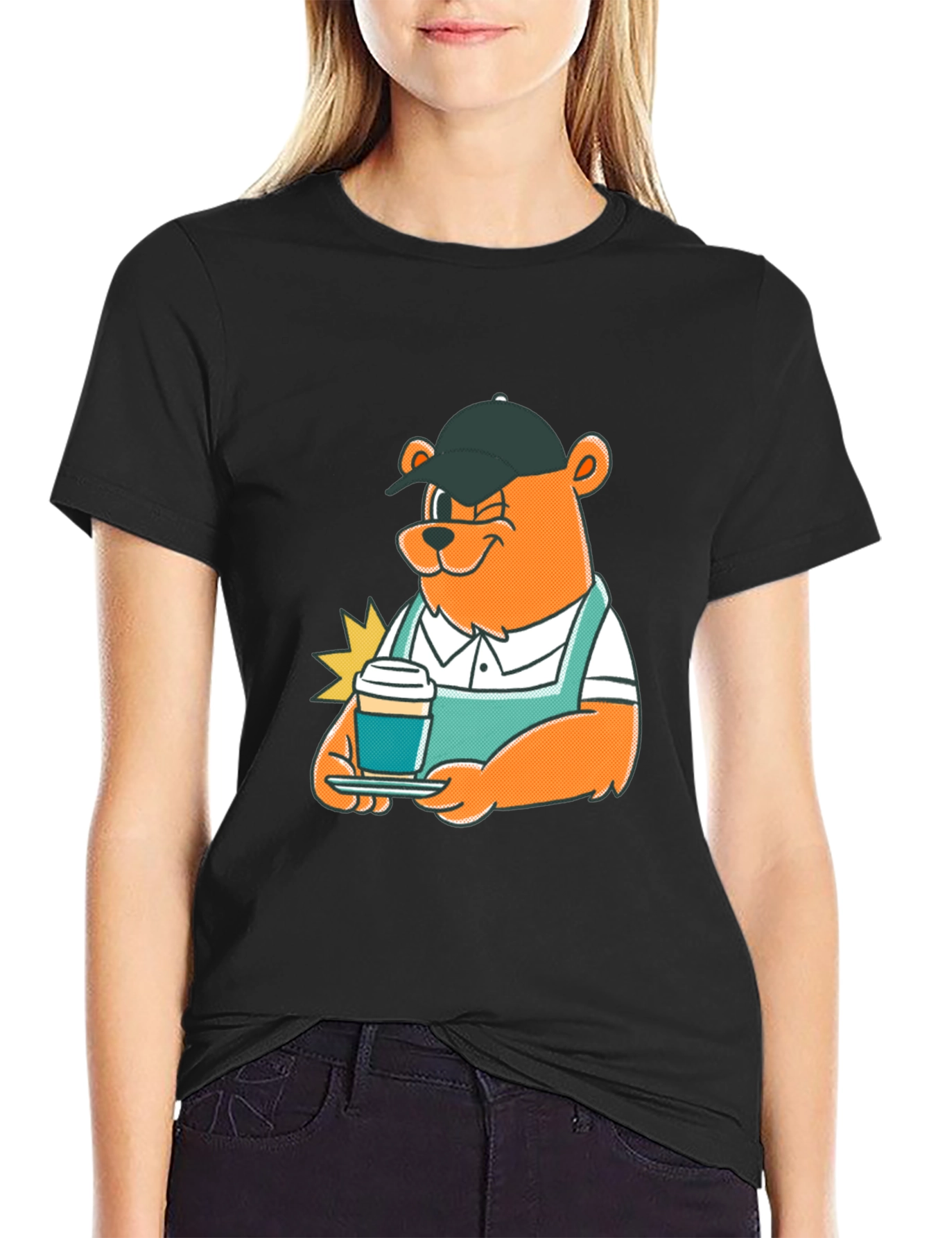 Black Bearista Brew T-Shirt view 2