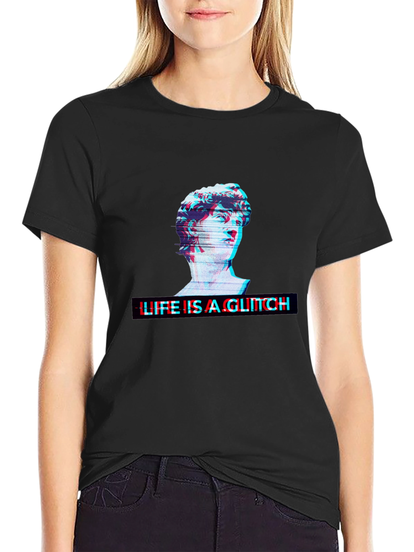 Glitch Art T-Shirt - Life is a Glitch Design - 2