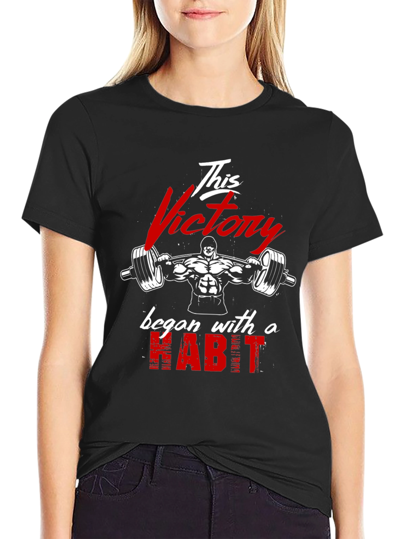 Victory Habit Gym T-Shirt - Fitness Motivation - 2