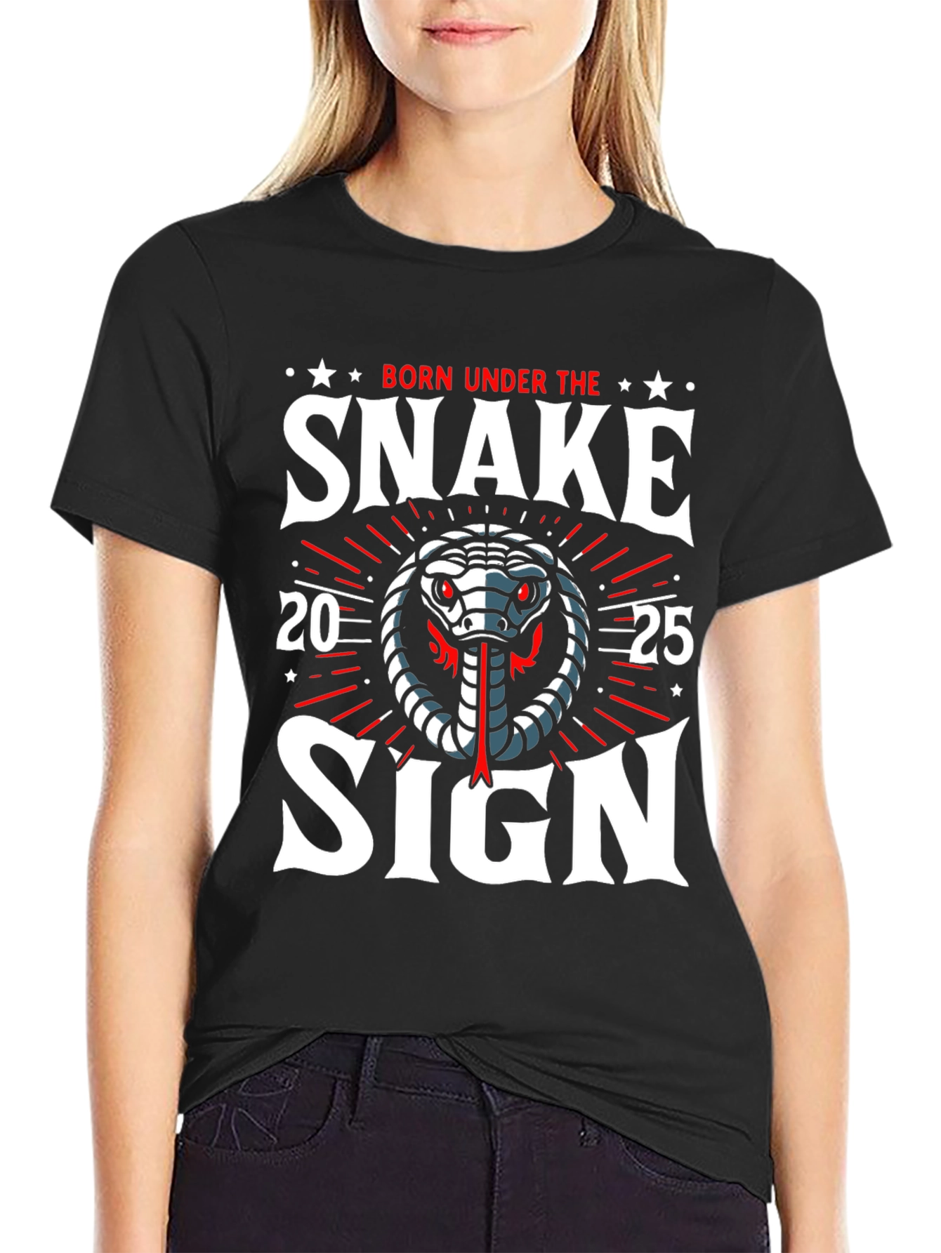 Black Snake Sign Tee - Born Under the Snake 2025 view 2