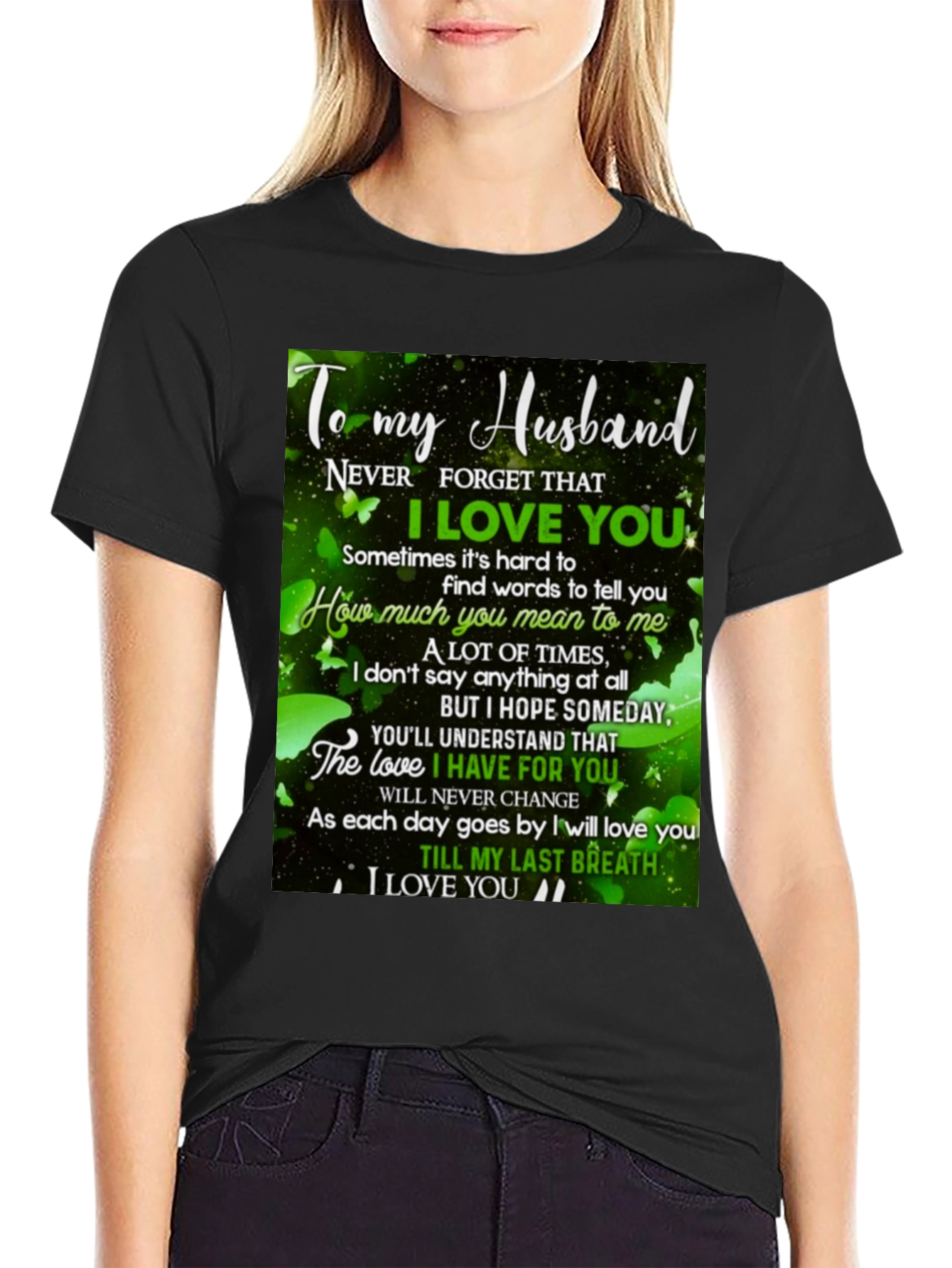 Black To My Husband Graphic Tee view 2