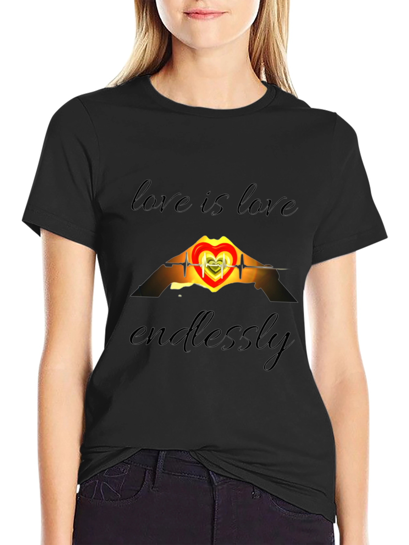 Black Love is Love T-Shirt view 2