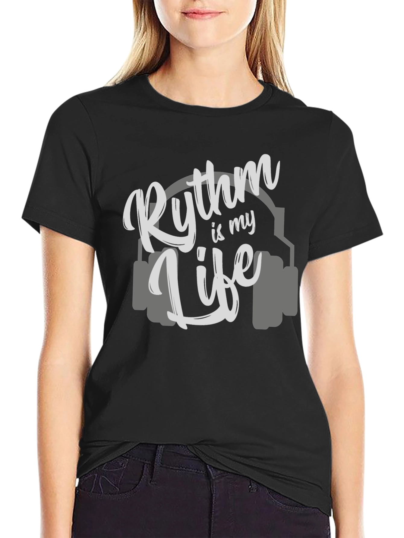 Black Rhythm is My Life Graphic Tee view 2