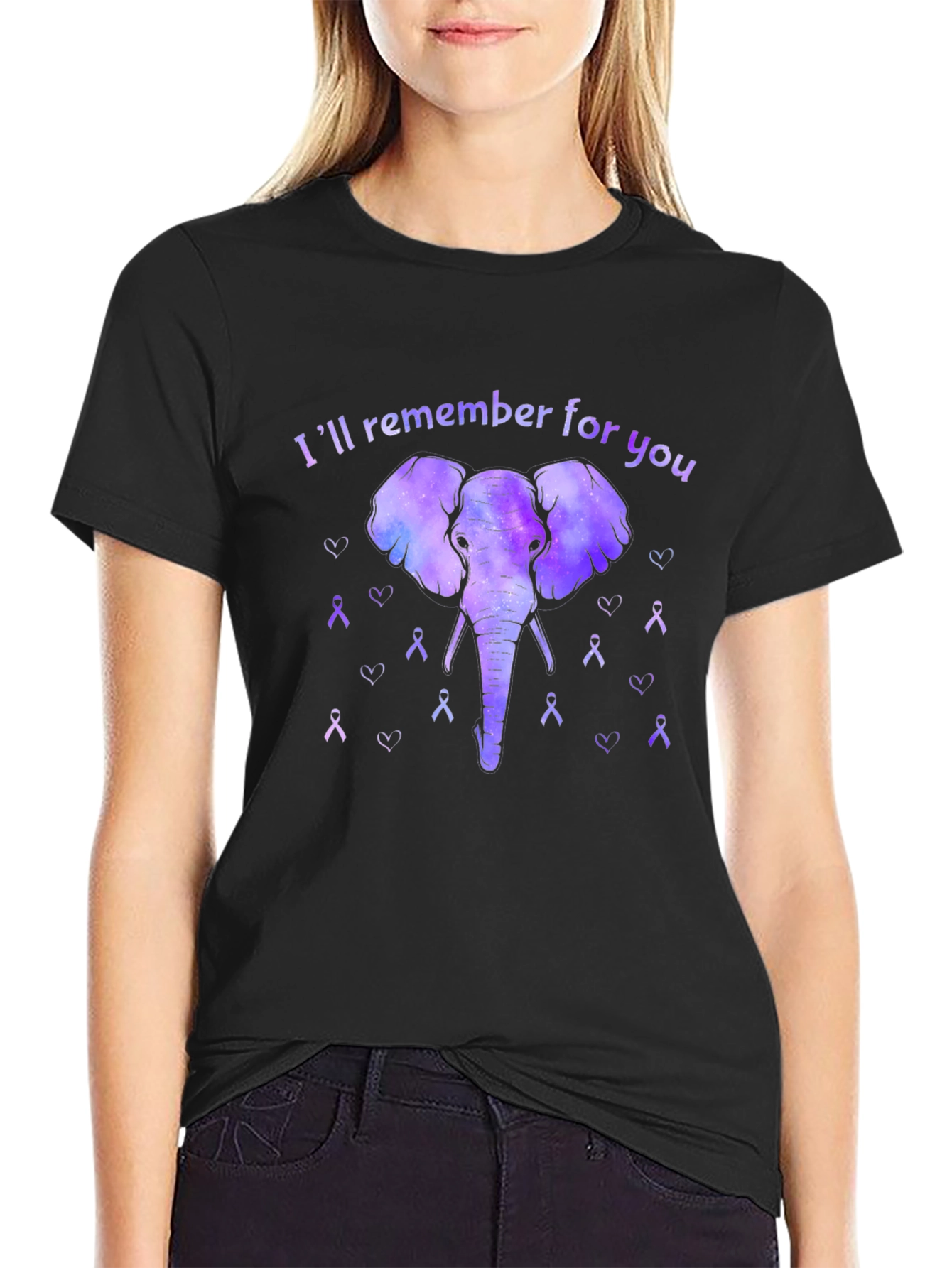 Black I'll Remember For You T-Shirt view 2