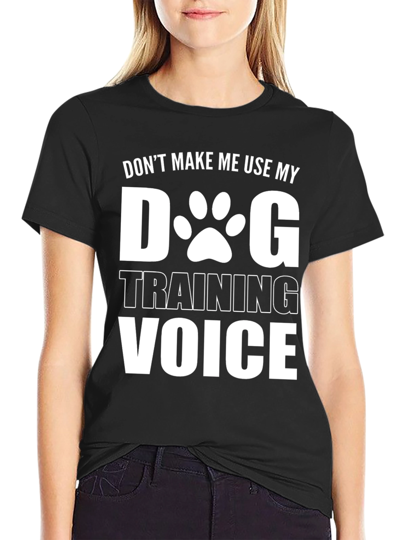 Dog Training Voice T-Shirt - Funny Dog Lover Tee - 2