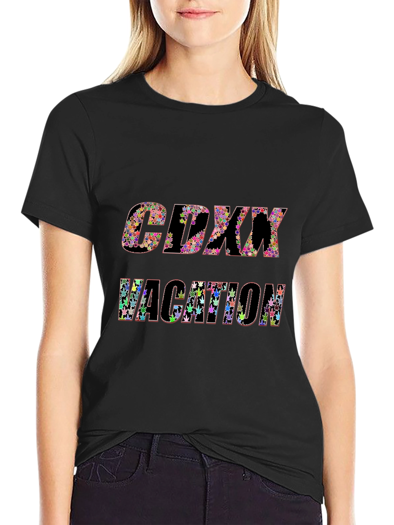 CDXX Vacation Black T-Shirt - 2