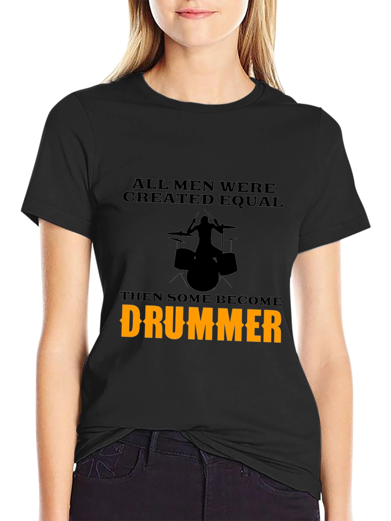 Drummer T-Shirt - All Men Are Created Equal - 2