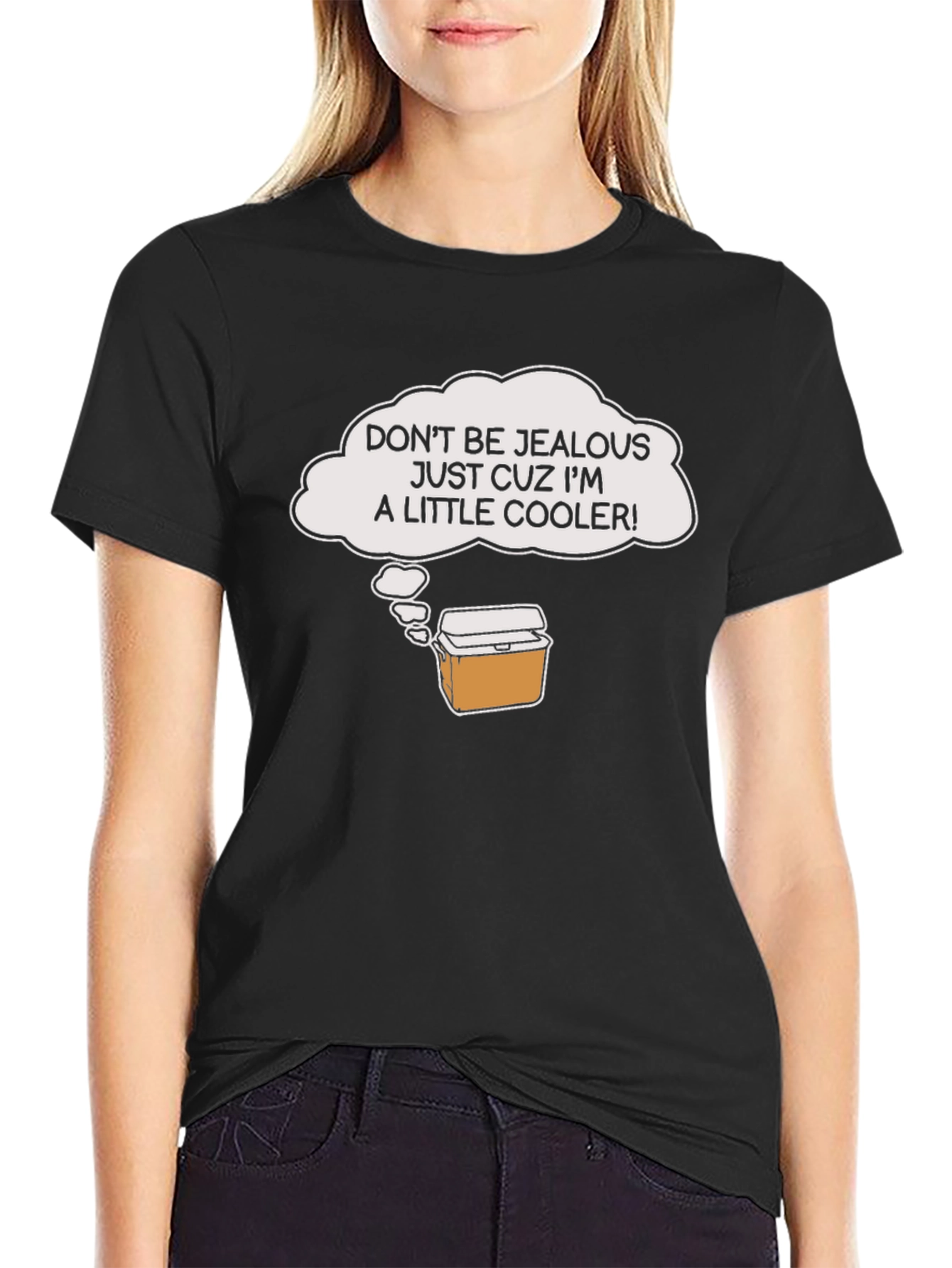 Black Cooler Humor Graphic T-Shirt view 2