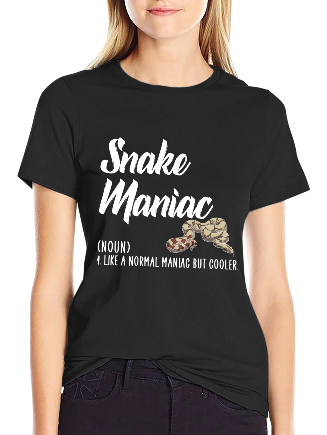 Black Snake Maniac Graphic Tee view 2