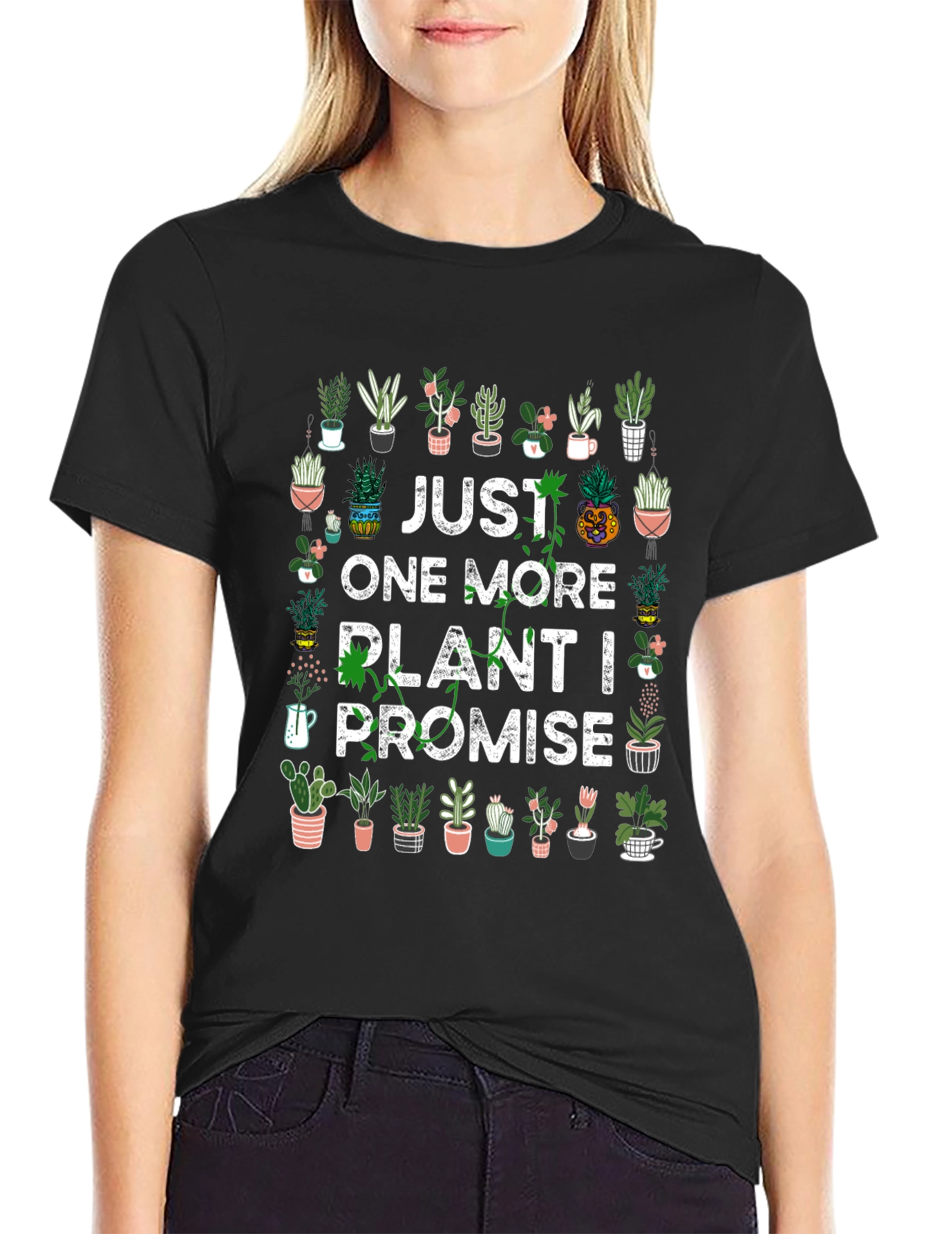 Just One More Plant Graphic T-Shirt - 2