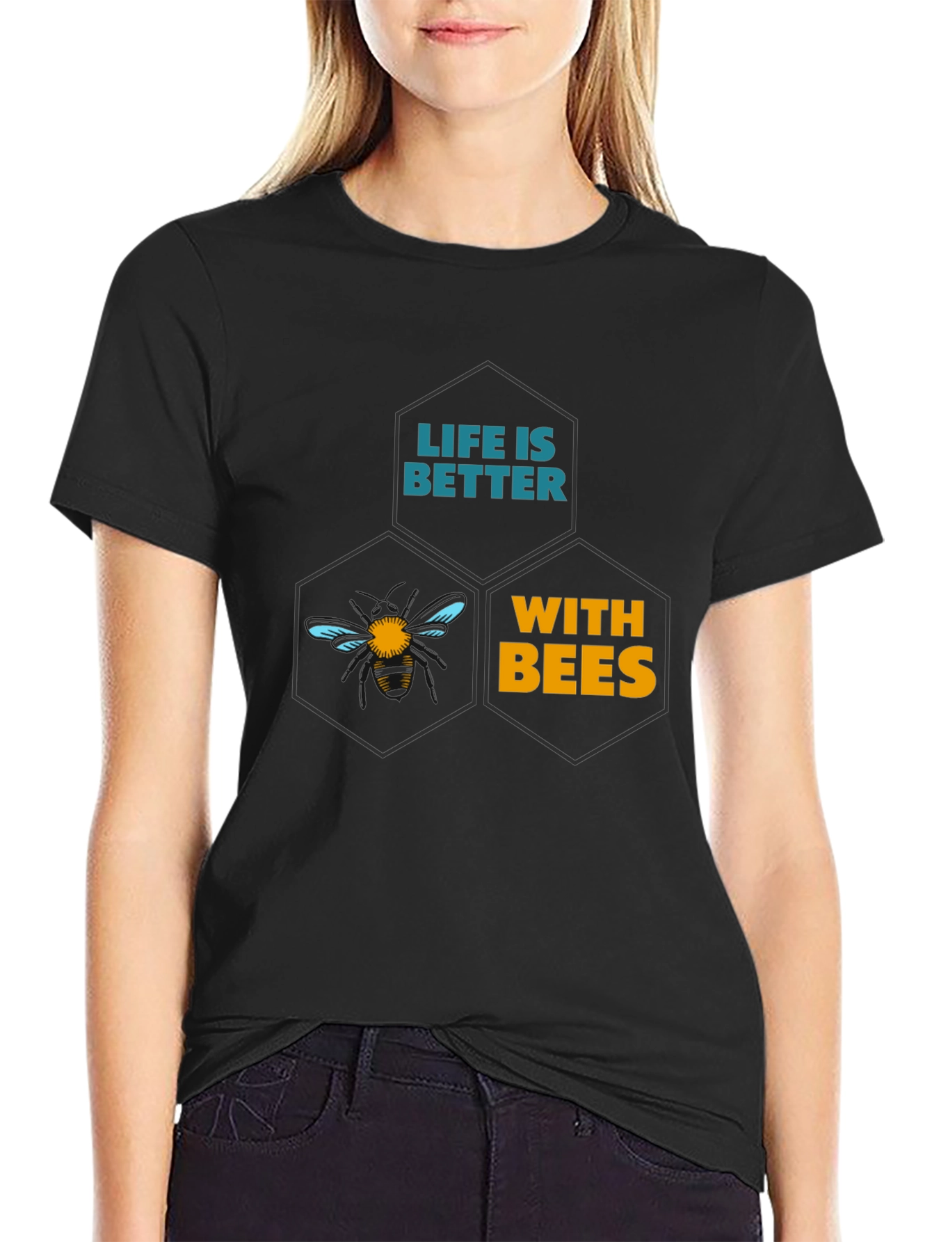 Life is Better with Bees Graphic T-Shirt - 2