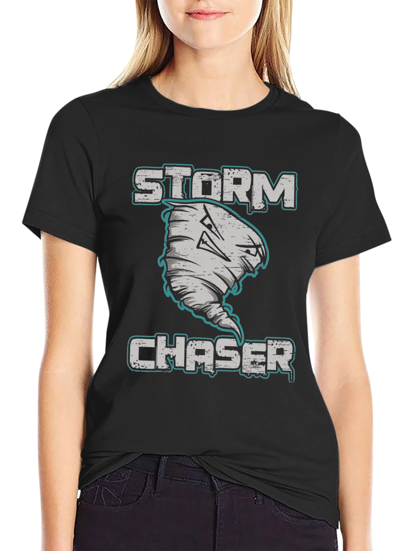 Black Storm Chaser Graphic Tee view 2