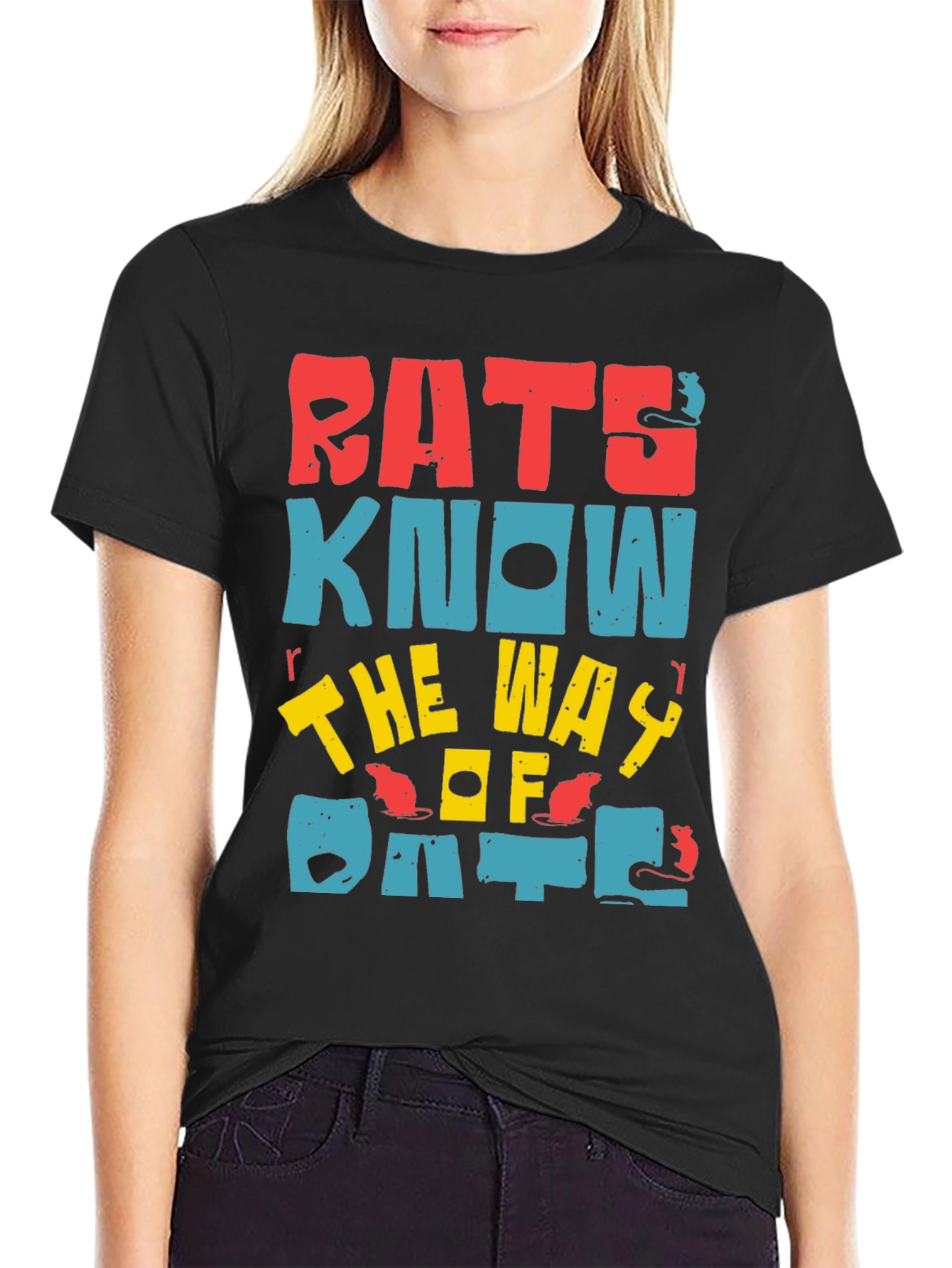 Black Rats Know the Way T-Shirt view 2